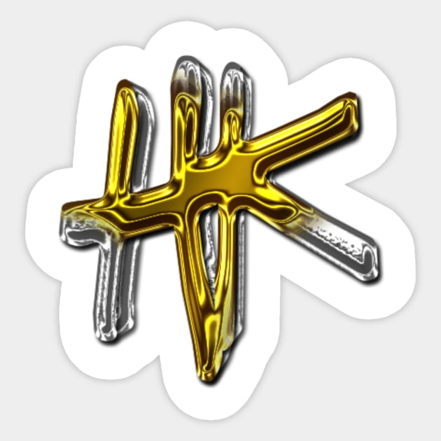 HARTEKILL | GOLD AND SILVER Sticker by Hartekill